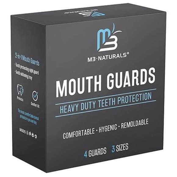 Mouth Guard for Grinding & Clenching Teeth BPA Free 4 Guards for Adults & Kids - Picture 7 of 7